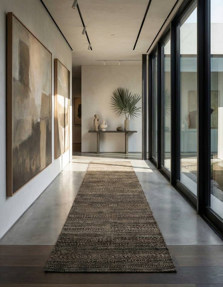 Detail image of 2' 7 x 10' 5 Juma Wool Runner Rug