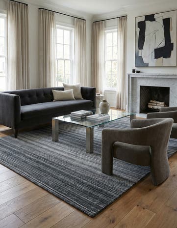 5' 8 x 8' Hand Knotted Darya Wool Rug