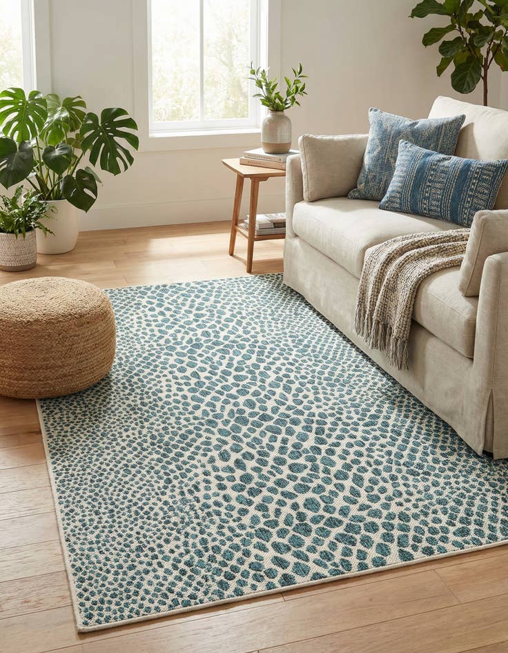Detail image of 4' x 6' Easy-Clean Jill Zarin Cape Town Indoor / Outdoor Rug