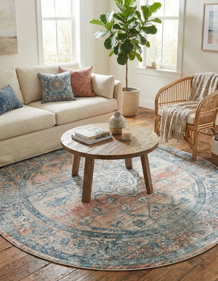 Detail image of  7' x 7' Newport Round Rug