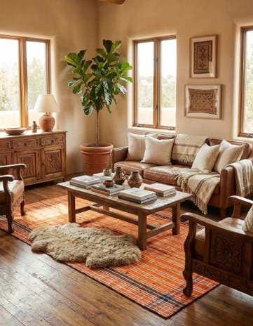 4' 9 x 8' 1 Jajim Wool Rug