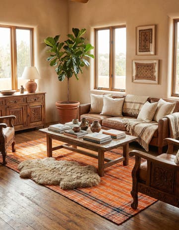 4' 9 x 8' 1 Jajim Wool Rug