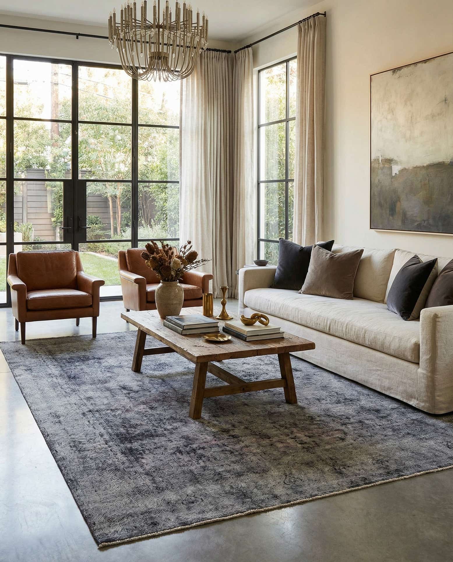 8' 11 x 12' 10 Vintage Wool Rug