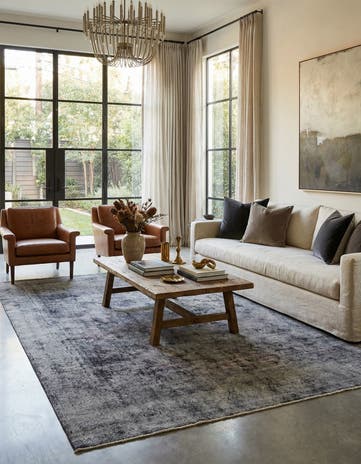 8' 11 x 12' 10 Vintage Wool Rug
