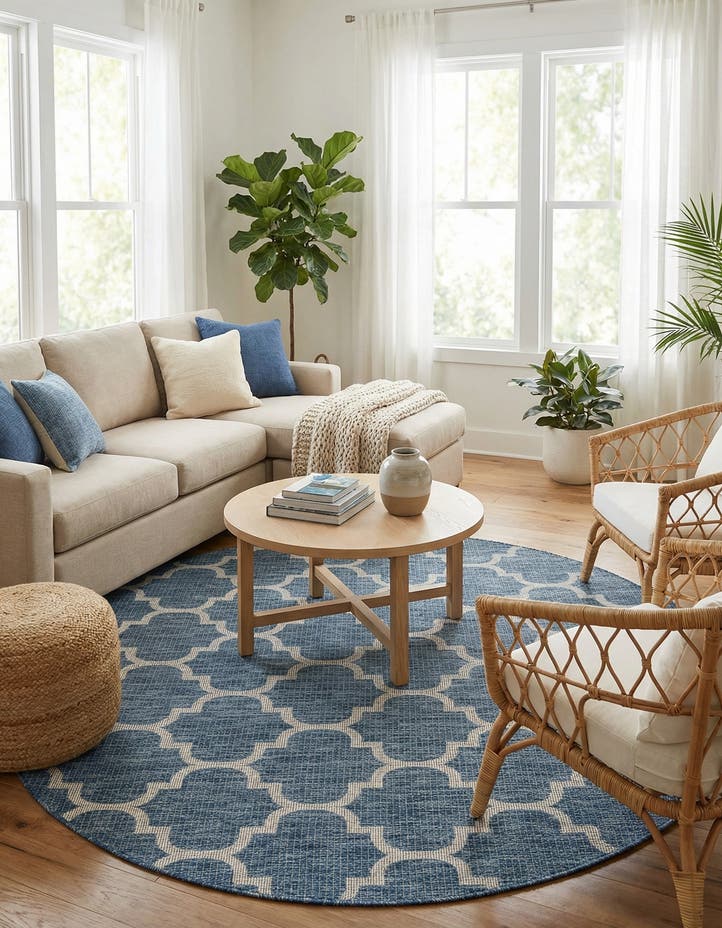 7' 10 x 7' 10 Easy-Clean Lattice Indoor / Outdoo...