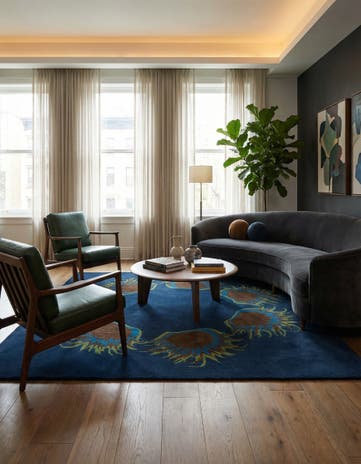 7' 6 x 7' 7 Luna Square Rug