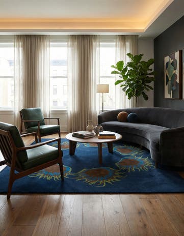 7' 6 x 7' 7 Luna Square Rug