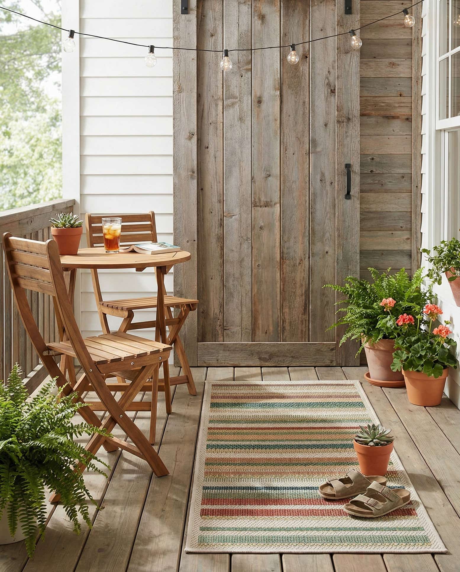 2' x 4' Easy-Clean Baja Indoor / Outdoor Runner Rug