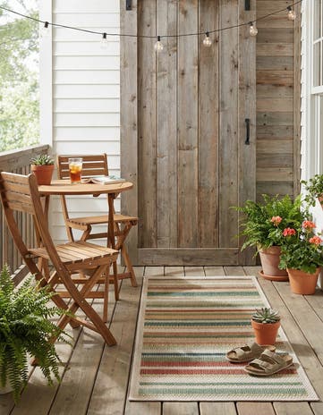 Easy-Clean Baja Indoor / Outdoor Runner Rug