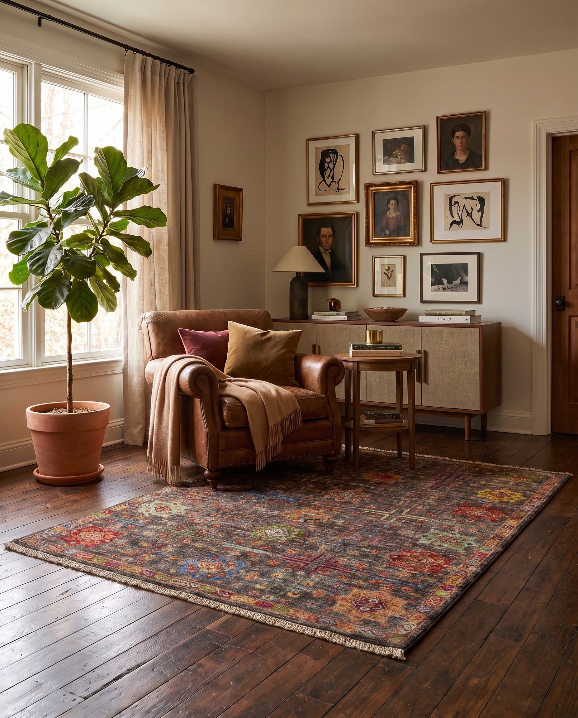4' x 6' Hand Knotted Ariana Ziegler Rug