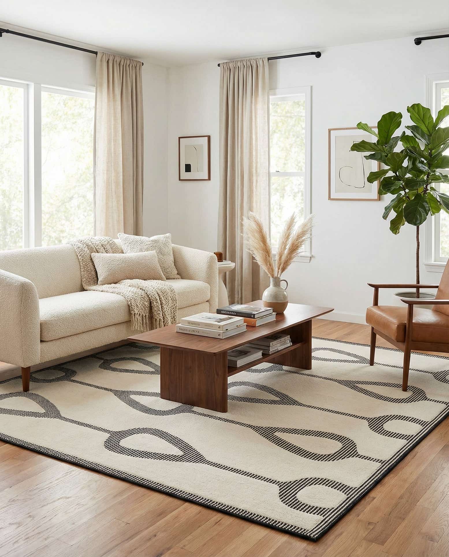 7' 10 x 7' 10 Prismatic Square Rug