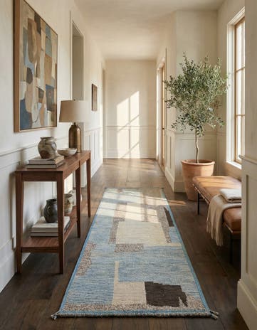 3' 3 x 10' 3 Hand Knotted Beni Marok Rug