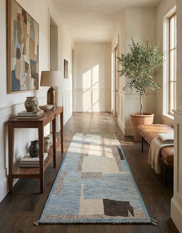 3' 3 x 10' 3 Hand Knotted Beni Marok Rug