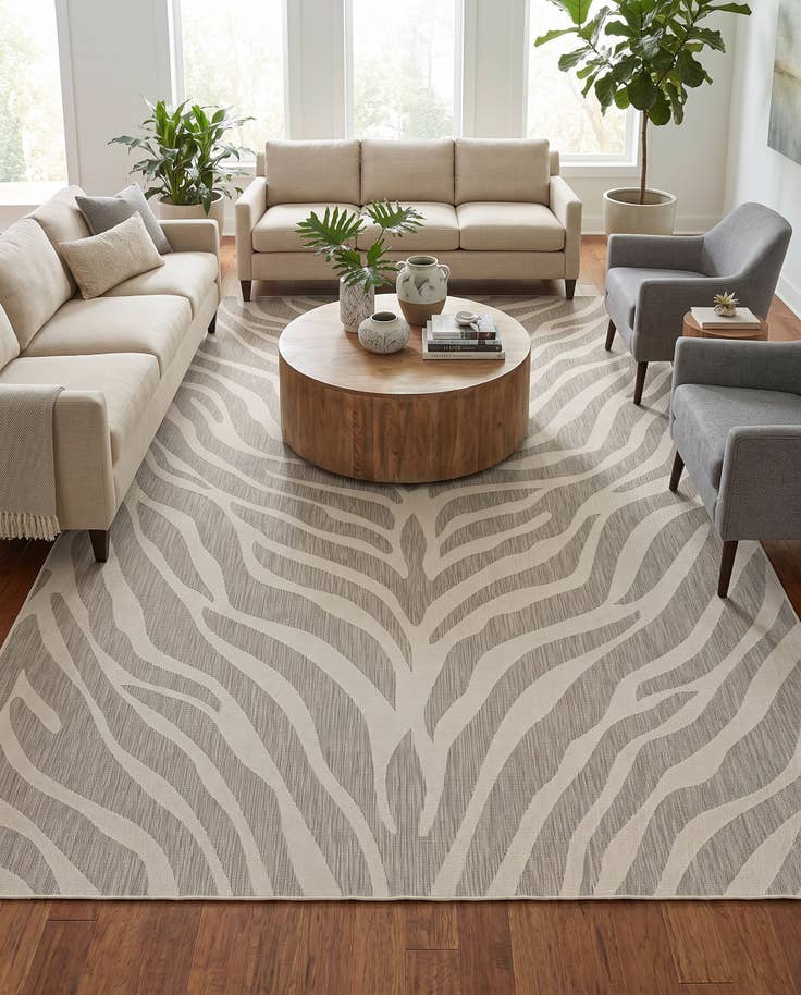 Detail image of 10' x 14' Easy-Clean Safari Indoor / Outdoor Rug