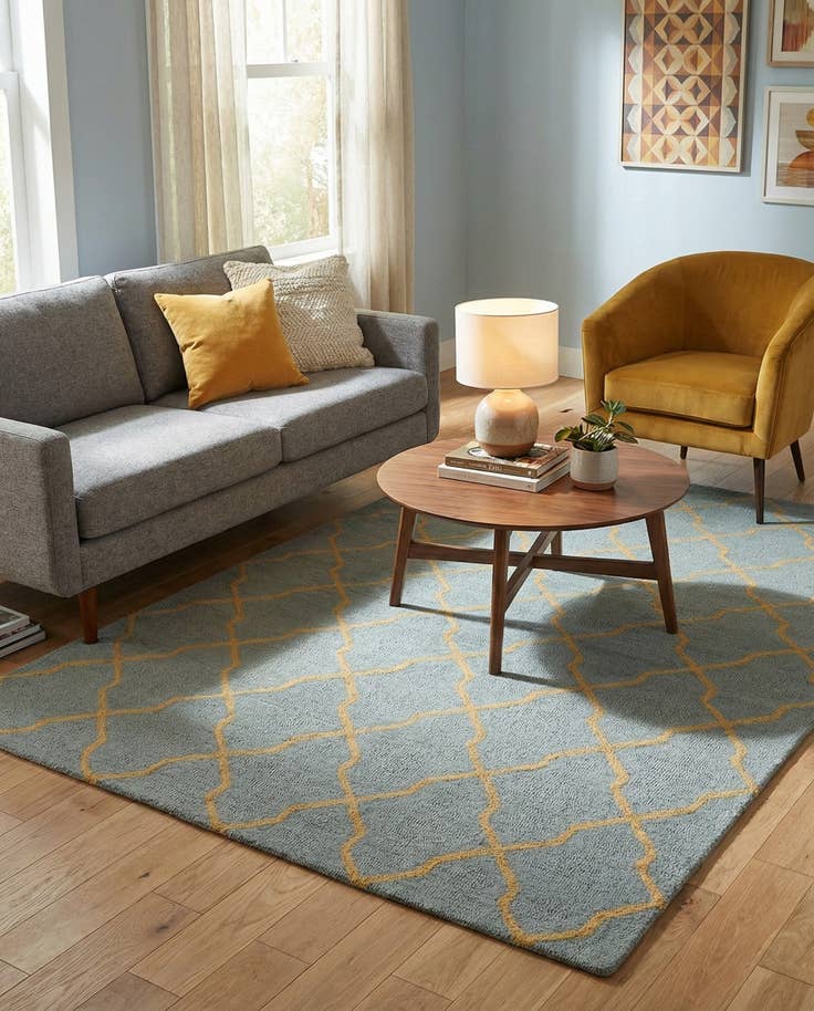 Detail image of 5' x 8' Luna Wool Rug