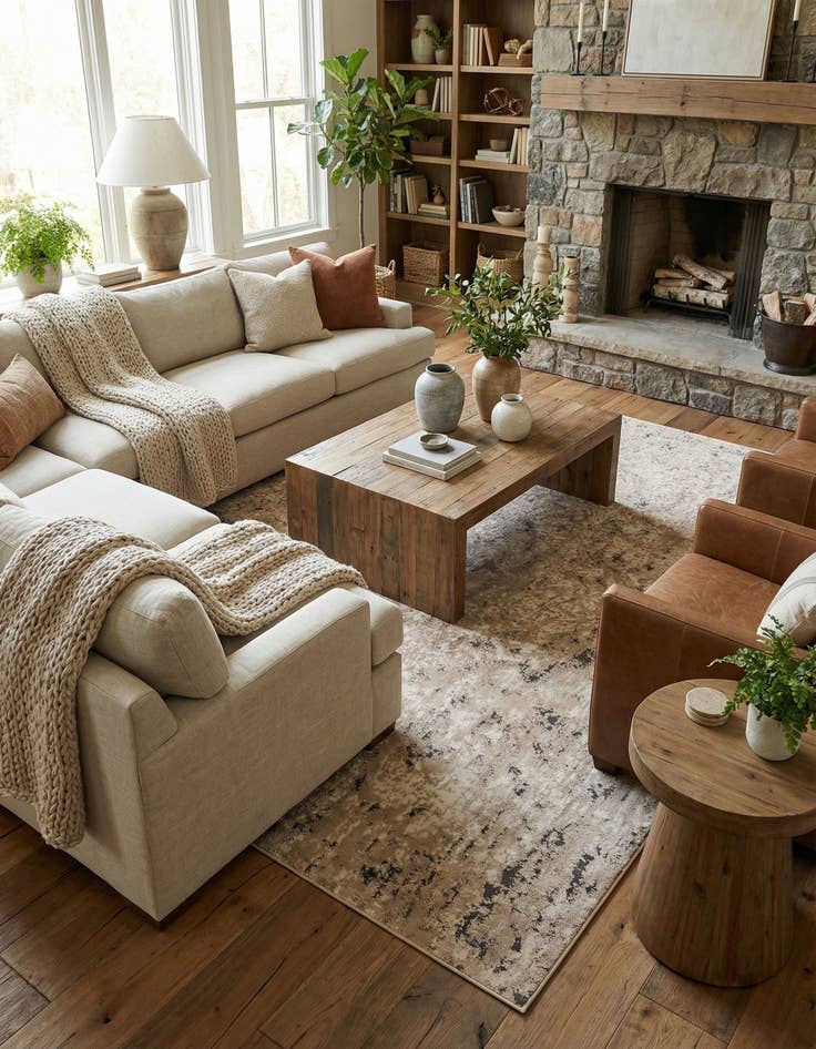 Detail image of 13' x 13' Oregon Square Rug