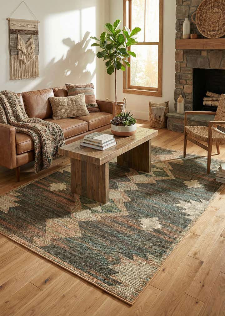 6' x 9' Easy-Clean Baja Indoor / Outdoor Rug