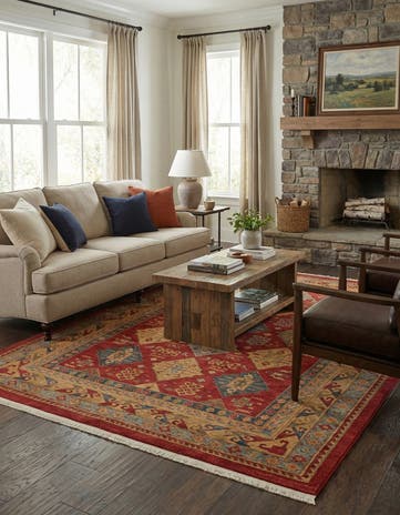 Red Sara Rug