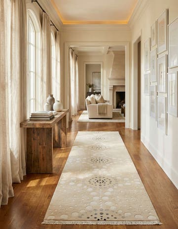2' 7 x 13' 3 Hand Knotted Darya Wool Runner Rug
