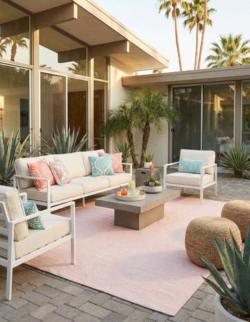10' x 14' 1 Easy-Clean Jill Zarin Palm Springs Indoor / Outdoor Rug