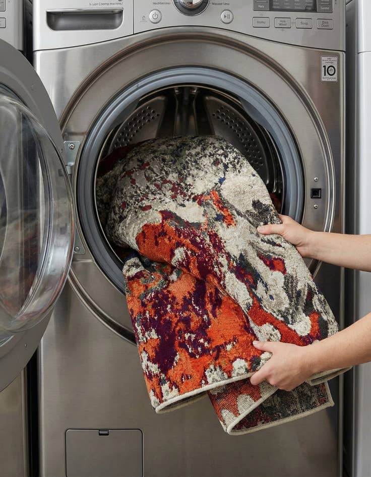 Detail image of  7' 10 x 10'  Washable Haerfest Rug