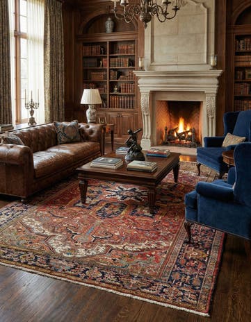 7' 9 x 11' 10 Gharajeh Wool Rug