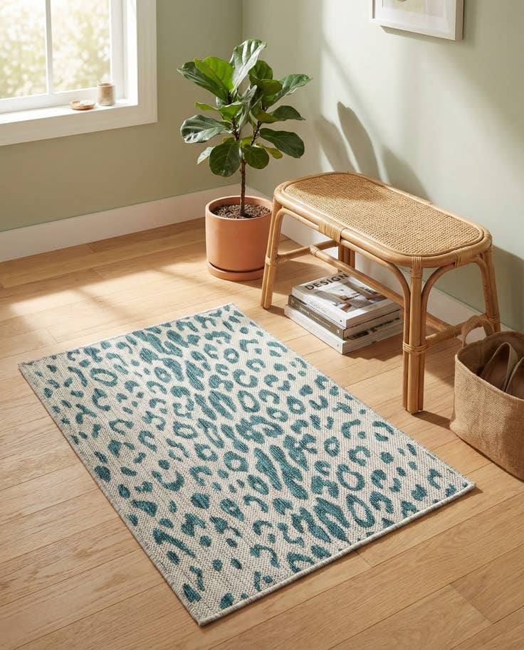 Detail image of 2' x 3' Easy-Clean Safari Indoor / Outdoor Rug