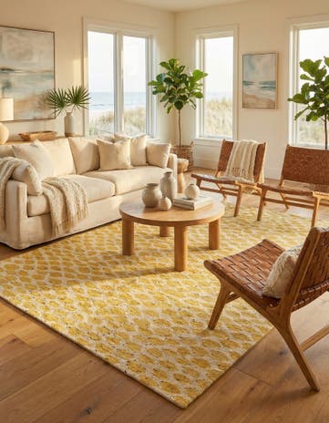 5' 1 x 8' 1 Hand Knotted Darya Wool Rug