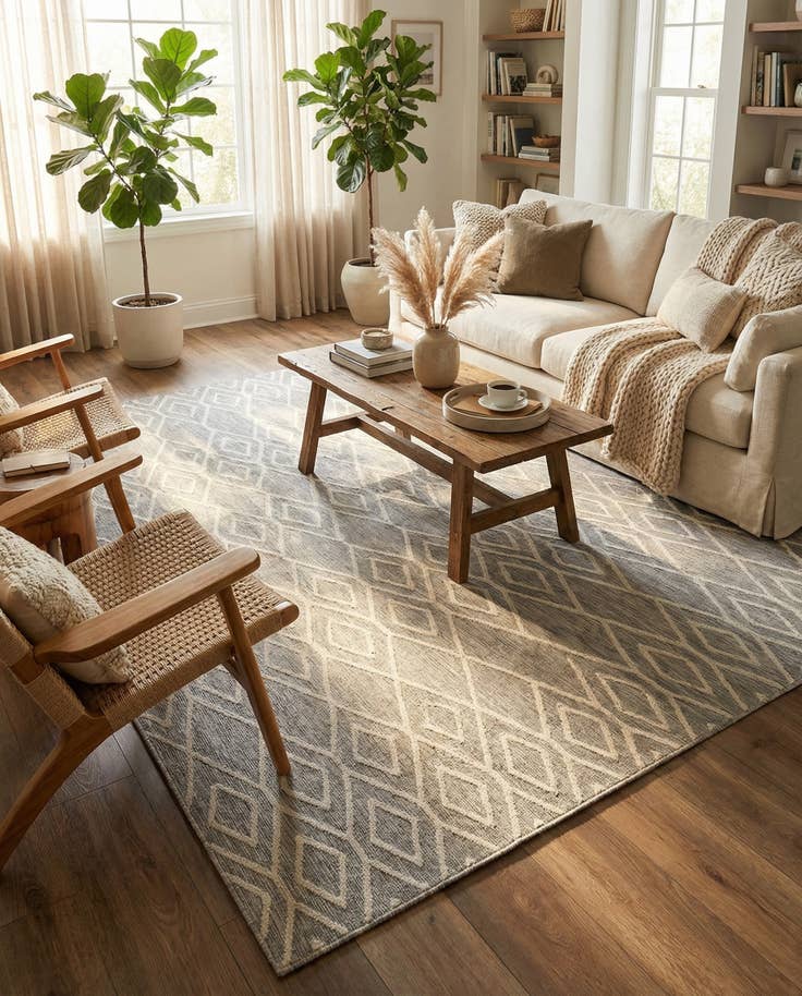 Detail image of 9' x 12' Easy-Clean Jill Zarin Turks and Caicos Indoor / Outdoor Rug