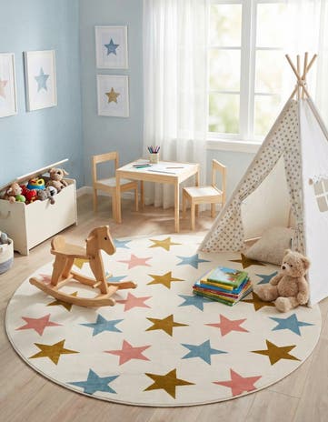 Whimsy Kids Round Rug