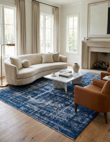 9' 7 x 12' 5 Hand Knotted Ultra Vintage Persian Wool Rug