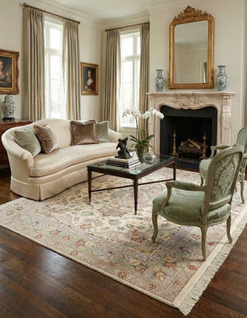 4' 11 x 7' Tabriz Rug