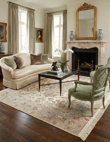 4' 11 x 7' Tabriz Rug