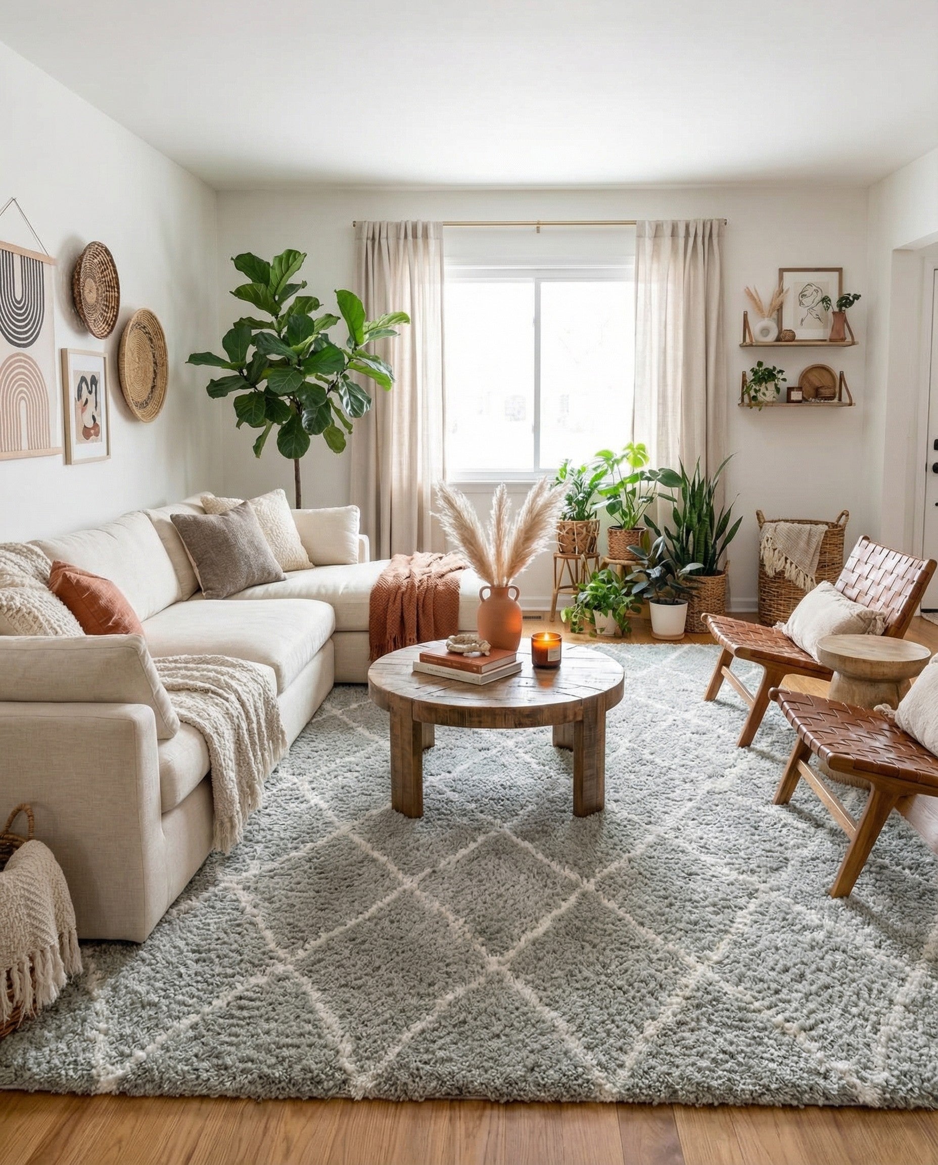  9' x 12' Moroccan Shag Rug