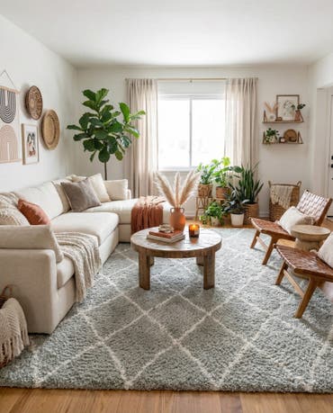  9' x 12' Moroccan Shag Rug