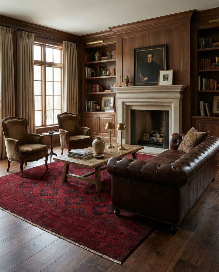 6' 9 x 9' 8 Hand Knotted Khal Mohammadi Wool Rug