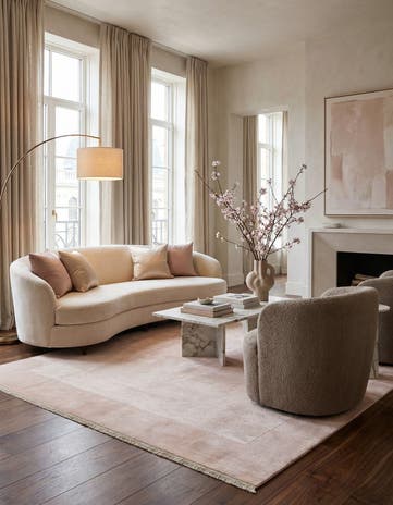 8' 2 x 11' 6 Hand Knotted Darya Wool Rug