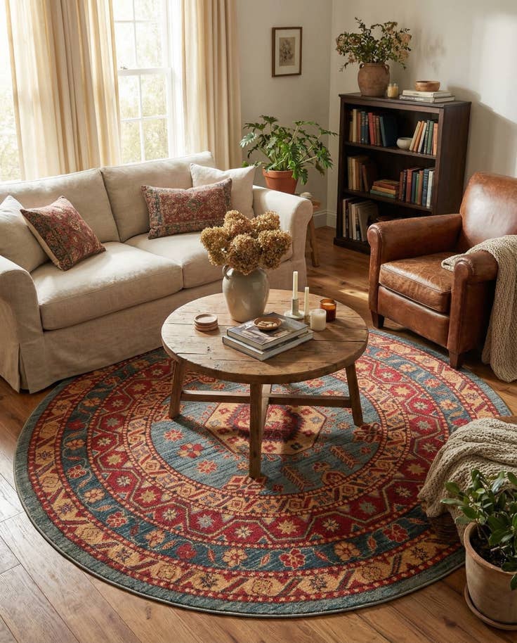 Detail image of 6' x 6' Sara Round Rug