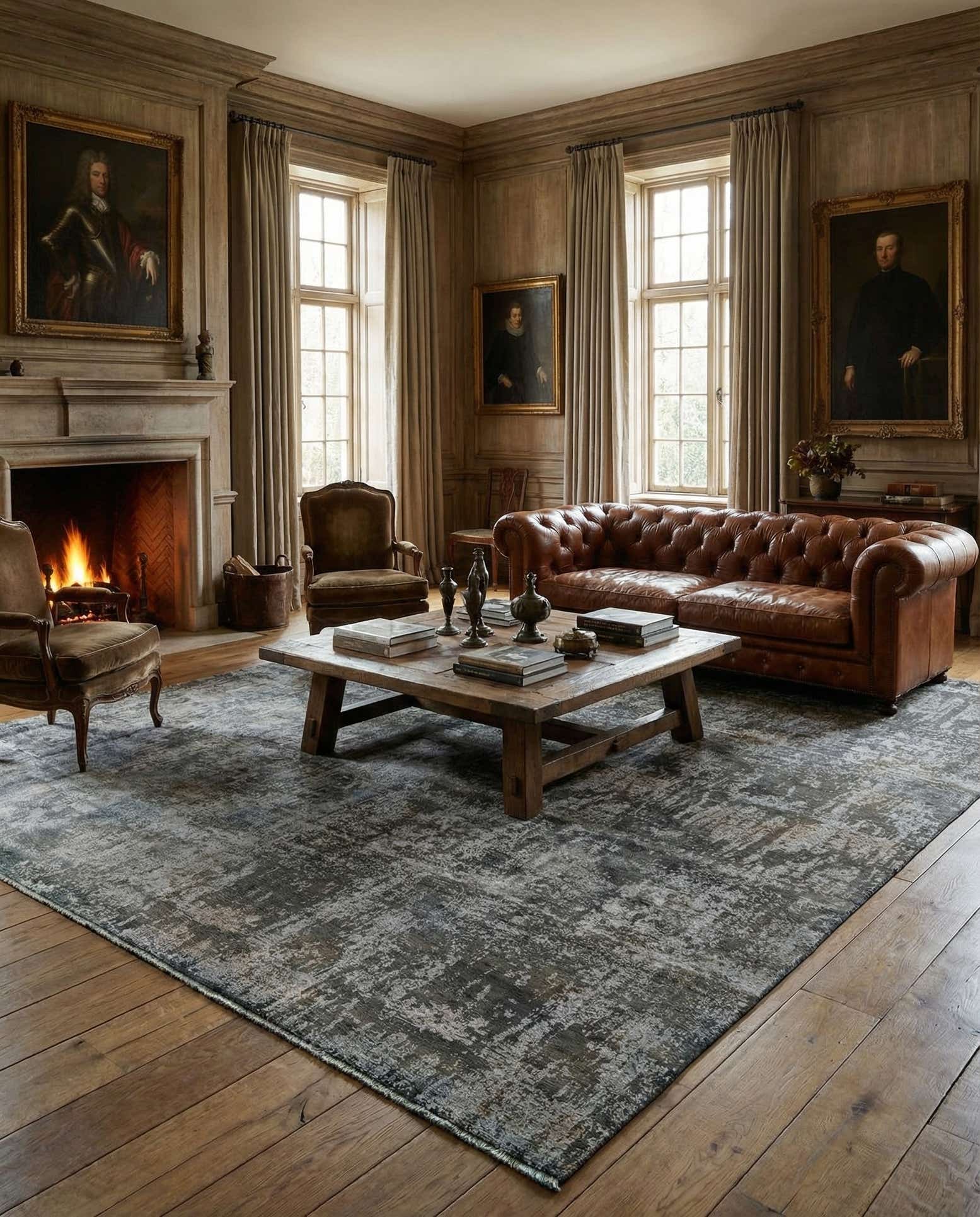 10' 2 x 13' 4 Hand Knotted Ultra Vintage Persian Wool Rug