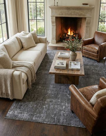7' 8 x 11' 1 Hand Knotted Ultra Vintage Persian Wool Rug