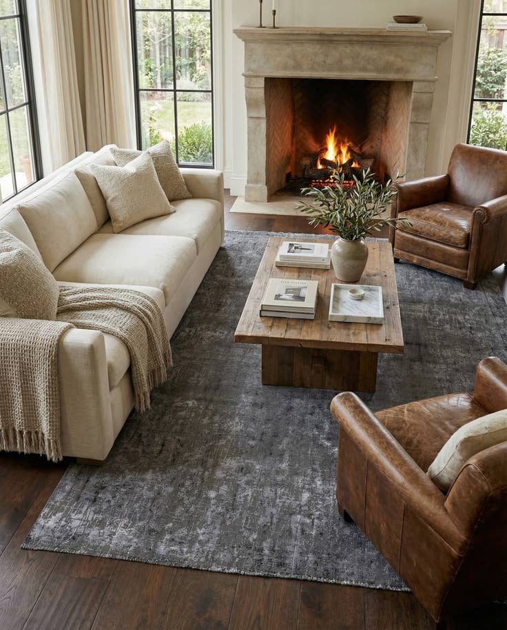 Detail image of 7' 8 x 11' 1 Hand Knotted Ultra Vintage Persian Wool Rug