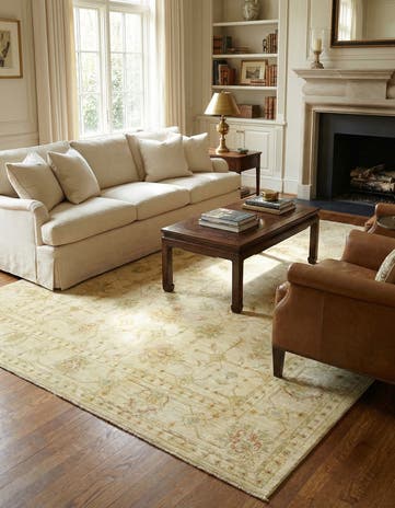 6' 10 x 9' 6 Hand Knotted Peshawar Ziegler Rug