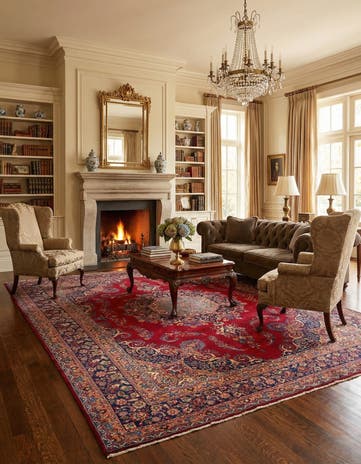 9' 8 x 12' 8 Tabriz Wool Rug