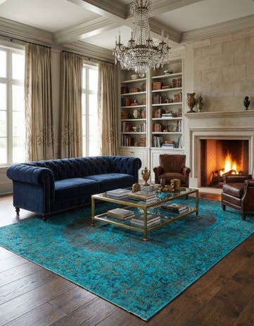9' 5 x 12' 4 Vintage Royal Wool Rug
