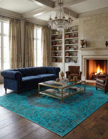 9' 5 x 12' 4 Vintage Royal Wool Rug