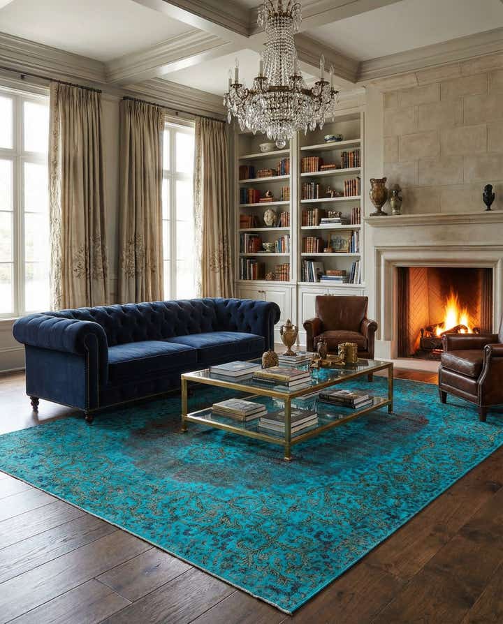 9' 5 x 12' 4 Vintage Royal Wool Rug