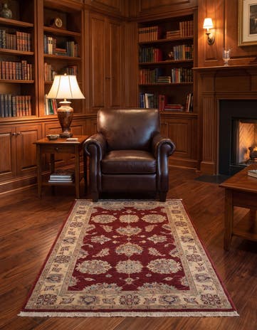 3' 1 x 5' 1 Hand Knotted Ziegler Rug
