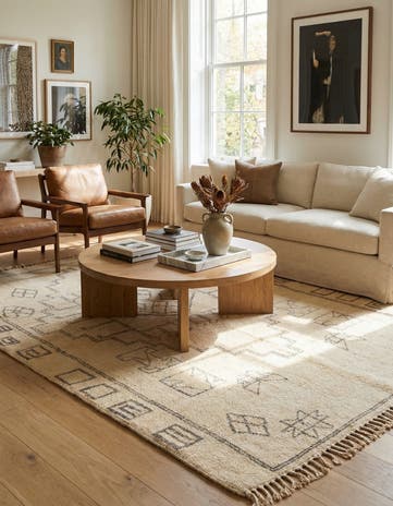 5' 5 x 8' Hand Knotted Darya Wool Rug