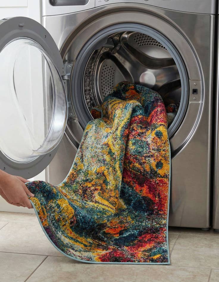 Detail image of  2' x 8'  Washable Haerfest Runner Rug