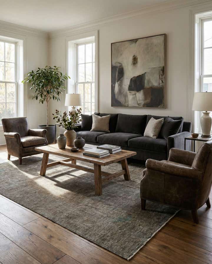 7' 7 x 9' 10 Hand Knotted Ultra Vintage Persian Wool Rug